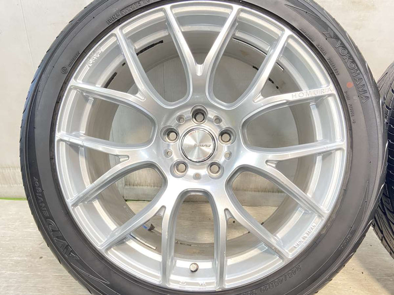 ヨコハマ AVID ENVIGOR 245/45R19  /RAYS HOMURA 8.0J+38 114.3-5穴 4本