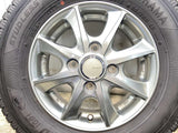 ヨコハマ アイスガード iG91 145/80R12 80/78LT /　 LEBEN 3.5J+44 100-4穴 4本