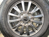 トーヨータイヤ デルベックス 934 145/80R12 80/78LT /　 SIBILLA 3.5J+44 100-4穴 4本