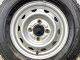 ダンロップ ウィンターマックス SV01 145R12 6PR /　 キャロウィン T3 3.5J+ 100-4穴 4本