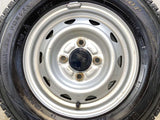 ダンロップ ウィンターマックス SV01 145R12 6PR /　 キャロウィン T3 3.5J+ 100-4穴 4本