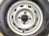 ダンロップ ウィンターマックス SV01 145R12 6PR /　 キャロウィン T3 3.5J+ 100-4穴 4本