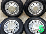 ブリヂストン W300 145/80R12 80/78LT /　 SCHWARZ MV M74 3.5J+ 100-4穴 4本