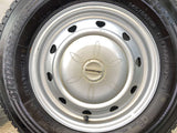 ブリヂストン W300 145/80R12 80/78LT /　 SCHWARZ MV M74 3.5J+ 100-4穴 4本