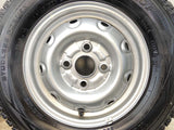 ダンロップ ウィンターマックス SV01 145/80R12 80/78LT /　 TOPY E46 3.5J+ 100-4穴 4本