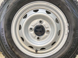 ダンロップ ウィンターマックス SV01 145R12 6PR /　 キャロウィン Ｔ3 3.5J+ 100-4穴 4本