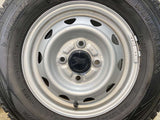 ダンロップ ウィンターマックス SV01 145R12 6PR /　 キャロウィン Ｔ3 3.5J+ 100-4穴 4本