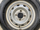 ブリヂストン W300 145/80R12 80/78LT /　 JECT T3 3.5J+ 100-4穴 4本