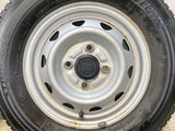 ブリヂストン W300 145/80R12 80/78LT /　 JECT T3 3.5J+ 100-4穴 4本
