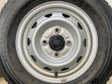 ブリヂストン W300 145/80R12 80/78LT /　 JECT T3 3.5J+ 100-4穴 4本