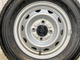 ブリヂストン W300 145/80R12 80/78LT /　 JECT T3 3.5J+ 100-4穴 4本