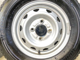 ブリヂストン W300 145/80R12 80/78LT /　 JECT T3 3.5J+ 100-4穴 4本