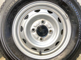 ブリヂストン W300 145/80R12 80/78LT /　 JECT 3.5J+ 100-4穴 4本