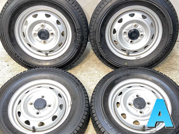 ブリヂストン W300 145/80R12 80/78LT /　 JECT T3 3.5J+ 100-4穴 4本