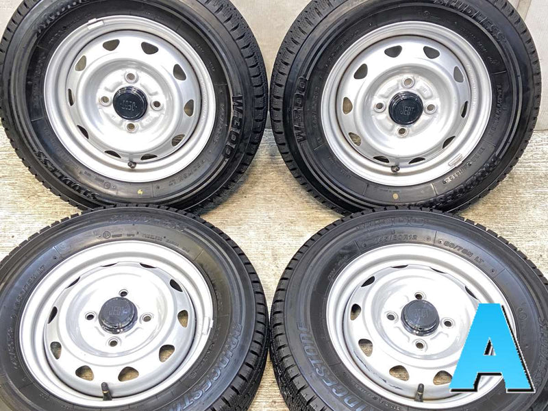 ブリヂストン W300 145/80R12 80/78LT /　 JECT T3 3.5J+ 100-4穴 4本