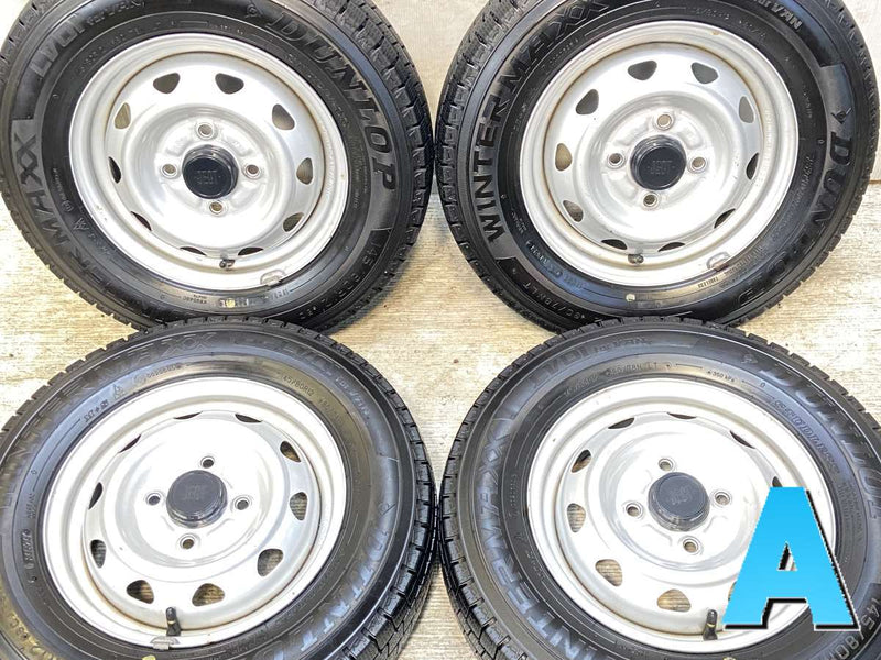 ダンロップ ウィンターマックス LV01 145/80R12 80/78LT /　 JECT T3 3.5J+ 100-4穴 4本