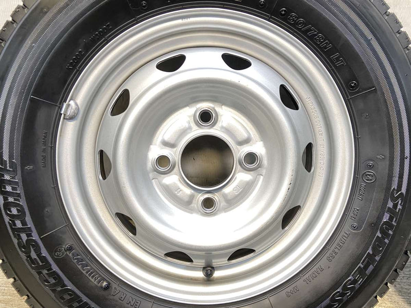 ブリヂストン W300 145/80R12 80/78LT /　 TOPY T3 3.5J+ 100-4穴 4本