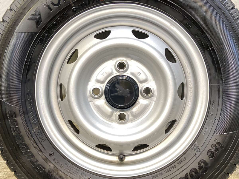 ヨコハマ アイスガード iG91 145/80R12 80/78LT /　 キャロウィン T3 3.5J+ 100-4穴 4本