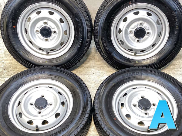 ヨコハマ アイスガード iG91 145/80R12 80/78LT /　 キャロウィン T3 3.5J+ 100-4穴 4本