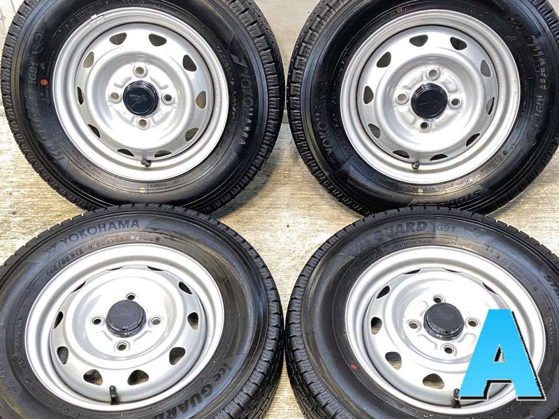 ヨコハマ アイスガード iG91 145/80R12 80/78LT /　 キャロウィン T3 3.5J+ 100-4穴 4本