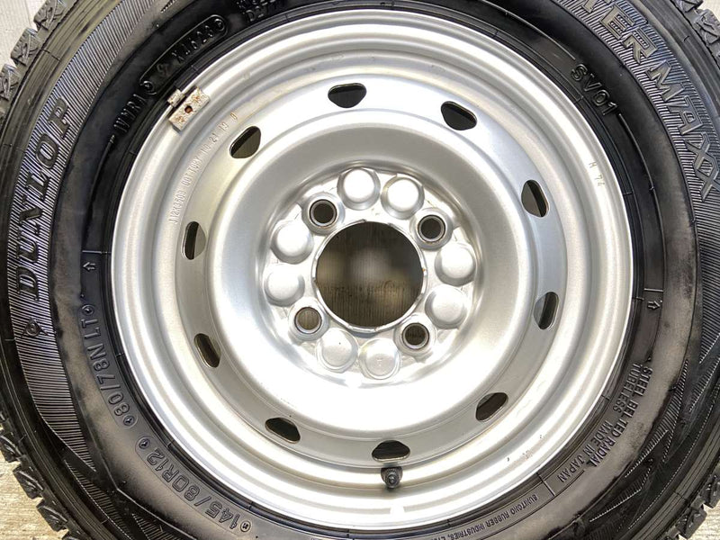 ダンロップ ウィンターマックス SV01 145/80R12 80/78LT /　 TOPY M74 3.5J+ 100-4穴 4本