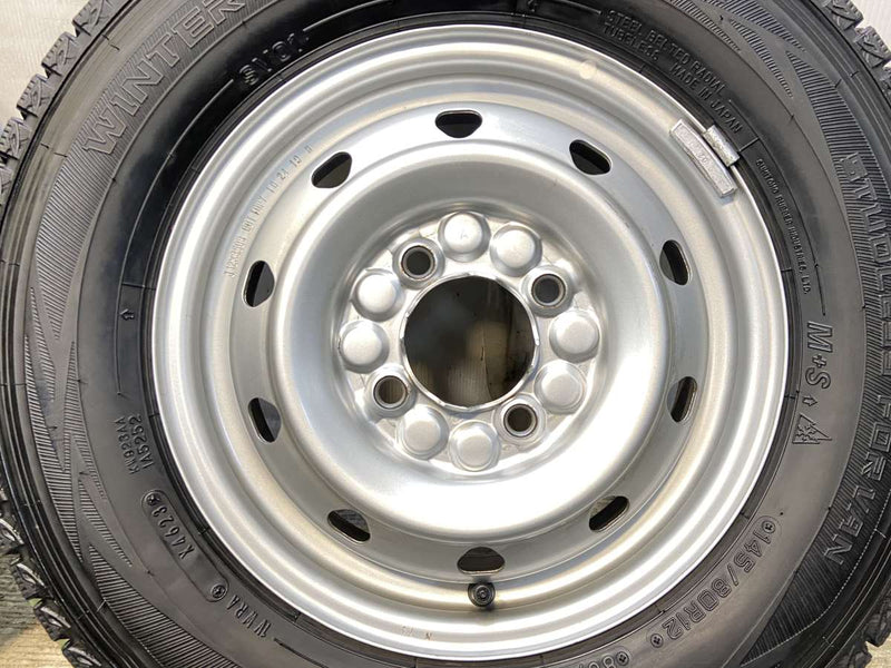 ダンロップ ウィンターマックス SV01 145/80R12 80/78LT /　 TOPY M74 3.5J+ 100-4穴 4本
