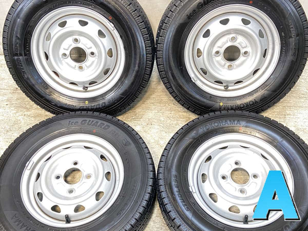 ヨコハマ アイスガード iG91 145/80R12 80/78LT /　 TOPY T3 3.5J+ 100-4穴 4本