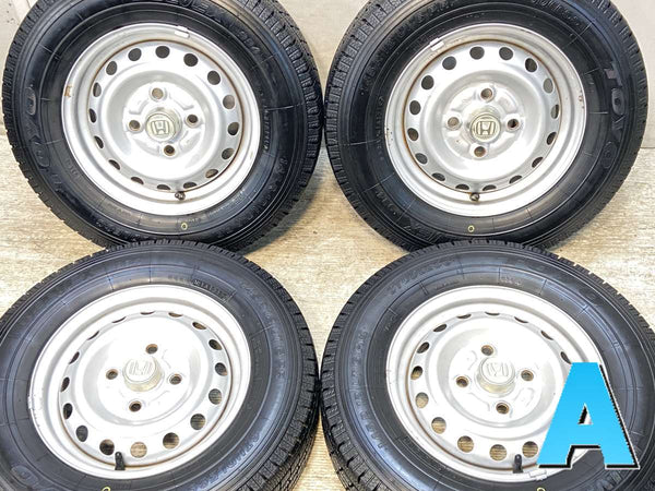 トーヨータイヤ デルベックス 934 145R12 6PR /ホンダ純正  4.0J+ 100-4穴 4本