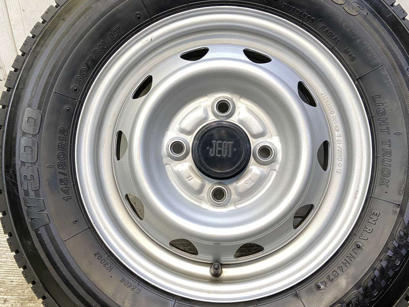ブリヂストン W300 145/80R12 80/78LT / JECT T3 3.5J+ 100-4穴 4本