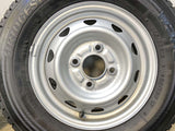 ブリヂストン W300 145/80R12 80/78LT /　 JECT T3 3.5J+ 100-4穴 4本