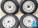 ダンロップ ウィンターマックス LV01 forVAN 145/80R12 80/78LT /　 TOPY M74 3.5J+ 100-4穴 4本