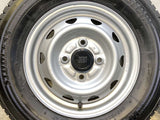 ブリヂストン W300 145/80R12 80/78LT /　 JECT T3 3.5J+ 100-4穴 4本