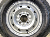 ダンロップ ウィンターマックス LV01 forVAN 145/80R12 80/78LT /　 TOPY M74 3.5J+ 100-4穴 4本