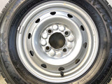 ダンロップ ウィンターマックス LV01 forVAN 145/80R12 80/78LT /　 TOPY M74 3.5J+ 100-4穴 4本