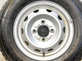 ダンロップ ウィンターマックス LV01 forVAN 145/80R12 80/78LT /　 TOPY T3 3.5J+ 100-4穴 4本