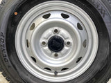 ダンロップ ウィンターマックス SV01 145/80R12 80/78LT /　 キャロウィン T3 3.5J+ 100-4穴 4本