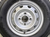 ヨコハマ アイスガード iG91 145/80R12 86/84N LT /　 キャロウィン T3 3.5J+34 100-4穴 4本