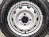 ダンロップ ウィンターマックス LV01 145/80R12 80/78N LT /　 JECT T3 3.5J+ 100-4穴 4本