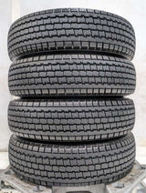 ブリヂストン W300 145/80R12 80/78N LT /WEDS キャロウィン M74 3.5J+ 100-4穴 4本