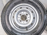 ブリヂストン W300 145/80R12 80/78N LT /WEDS キャロウィン M74 3.5J+ 100-4穴 4本
