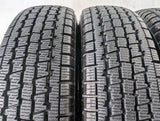 ブリヂストン W300 145/80R12 80/78N LT /WEDS キャロウィン M74 3.5J+ 100-4穴 4本