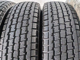 ブリヂストン W300 145/80R12 80/78N LT /WEDS キャロウィン M74 3.5J+ 100-4穴 4本