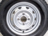 ダンロップ ウィンターマックス　SV01 145/80R12 80/78N LT /WEDS キャロウィン T3 3.5J+ 100-4穴 4本
