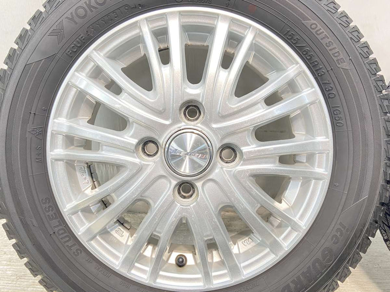 ヨコハマ アイスガード iG50 PLUS 155/65R13 /　 LEBEN 4.0J+45 100-4穴 4本