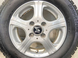 ブリヂストン アイスパートナー2 145/80R13  /　 ストラテジー 4.0J+43 100-4穴 4本