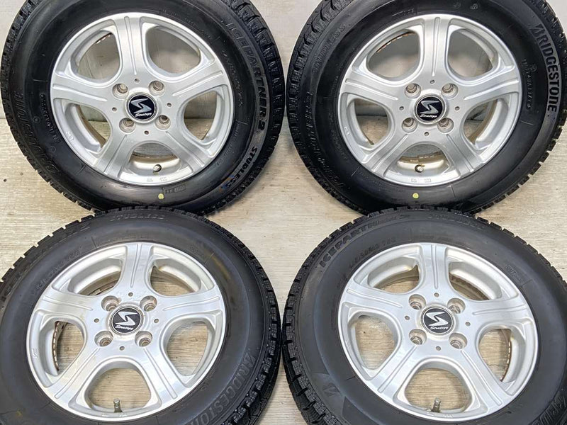 スタッドレスタイヤ145/80R13アルミホイール付4本セット （4本セット 