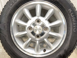 クムホ ウィンタークラフト 155/65R13  /スズキ純正  4.0J+45 100-4穴 4本