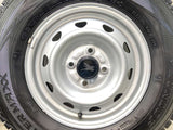 ダンロップ ウィンターマックス SV01 165R13 6PR /　 キャロウィン E4 4.5J+ 100-4穴 4本