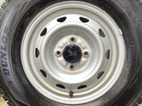 ダンロップ ウィンターマックス SV01 165/80R13 90/88LT /　 キャロウィン E4 4.5J+ 100-4穴 4本