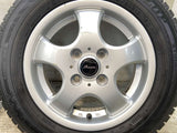 ダンロップ ウィンターマックス WM02 145/80R13  /　 Justio 4.5J+45 100-4穴 4本